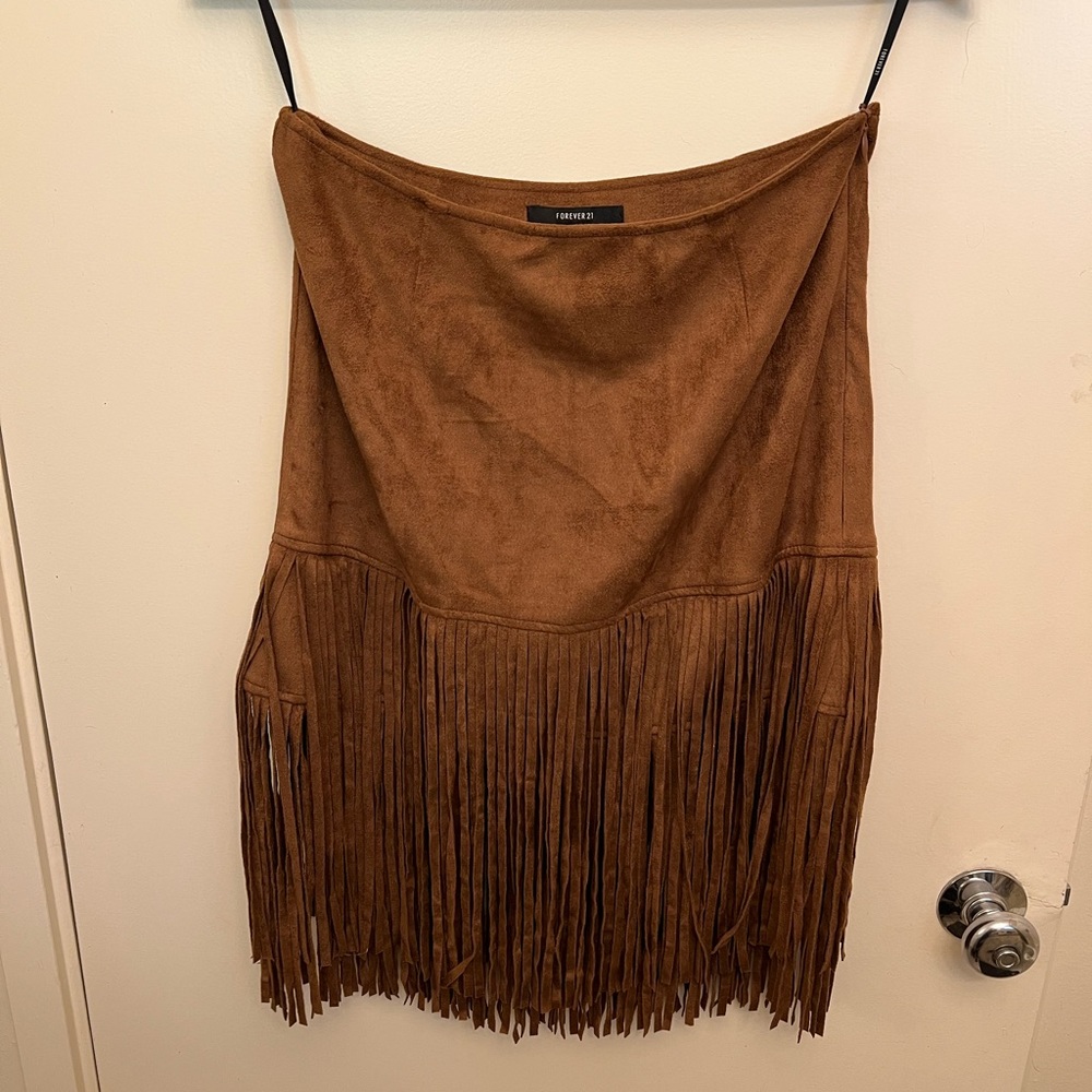NWT fringe skirt